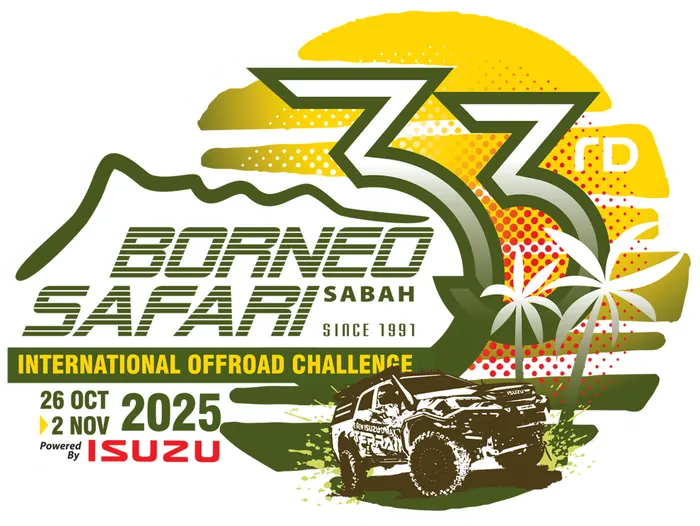33rd Borneo Safari International Offroad Challenge 2025 Logo